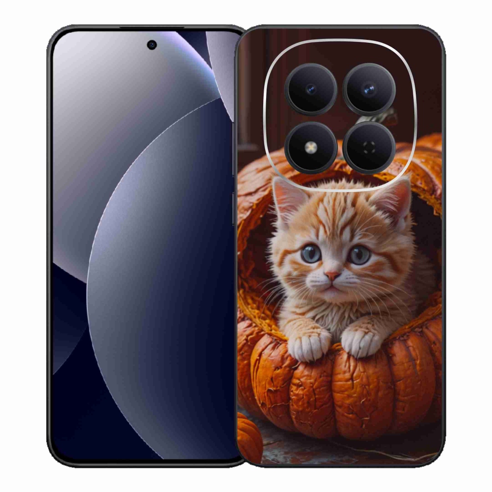 Gél borítás mmCase a Xiaomi Redmi Note 15 Pro 5G-hez - cica és tök 2