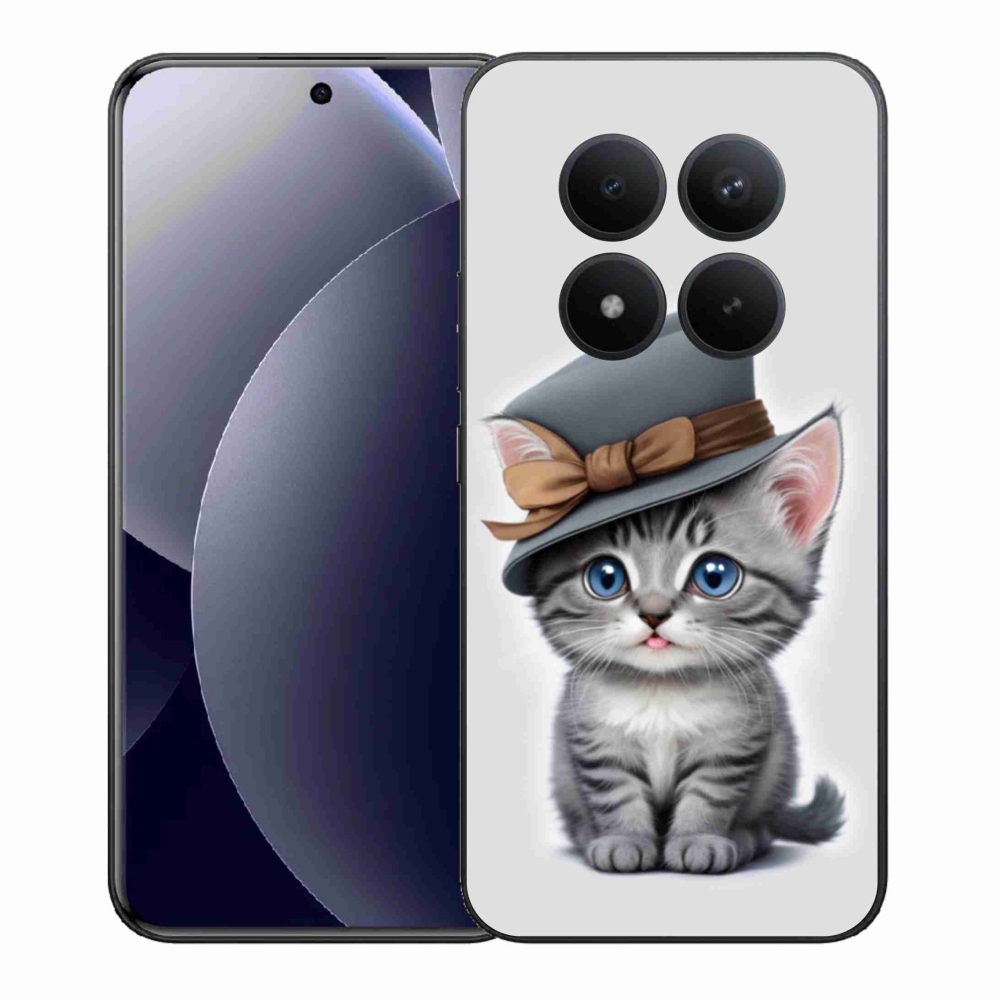 Gél borítás mmCase a Xiaomi Redmi Note 15 Pro+ 5G/Xiaomi Poco M8 Pro 5G számára - cica sapkával