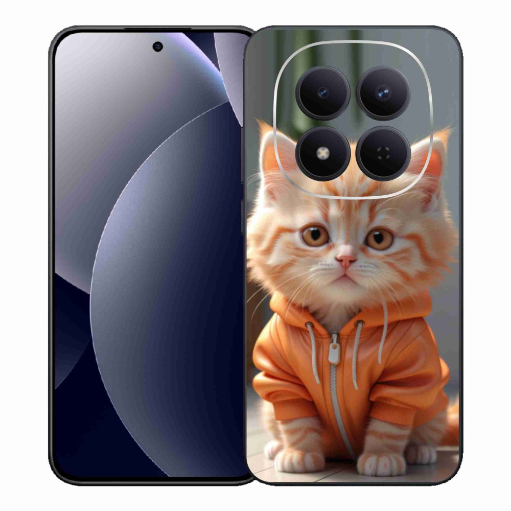 Gél borítás mmCase a Xiaomi Redmi Note 15 Pro 5G-hez - cica melegítőfelsőben