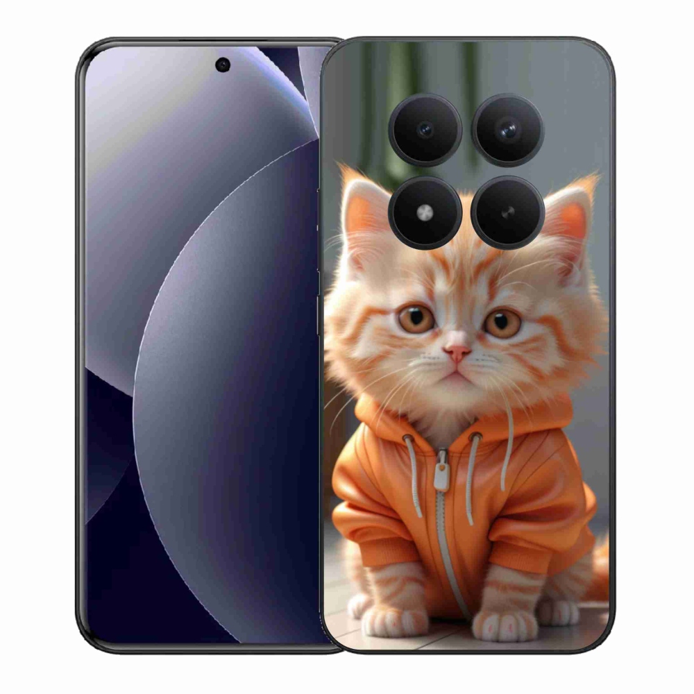 Gél borítás mmCase a Xiaomi Redmi Note 15 Pro+ 5G/Xiaomi Poco M8 Pro 5G számára - cica melegítőben