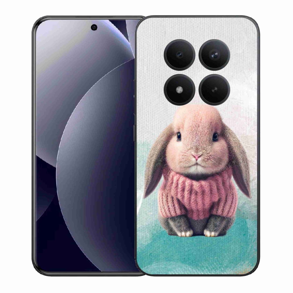 Gél borítás mmCase a Xiaomi Redmi Note 15 Pro+ 5G/Xiaomi Poco M8 Pro 5G számára - nyúl pulóverben