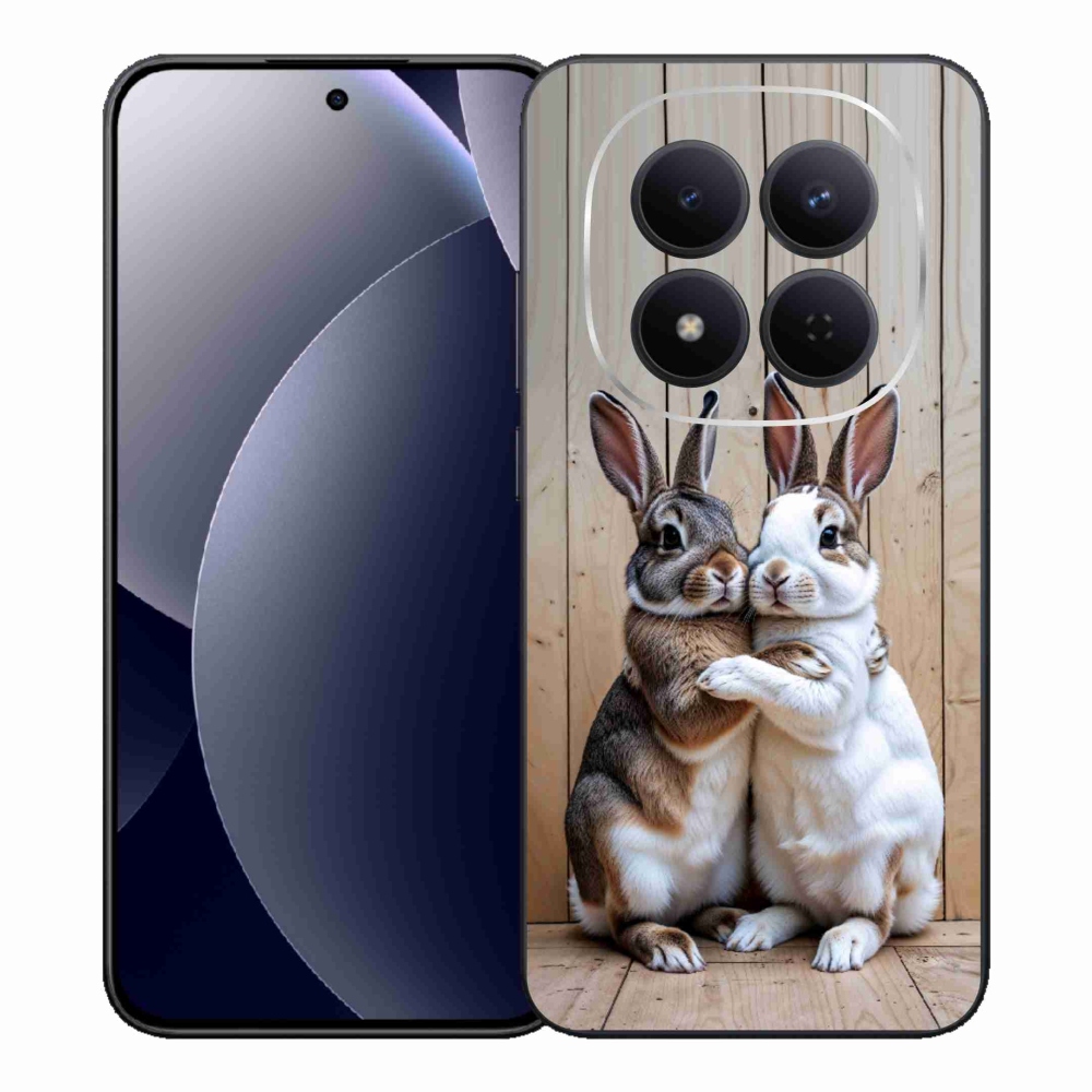 Gél borítás mmCase a Xiaomi Redmi Note 15 Pro 5G számára - nyúl pár