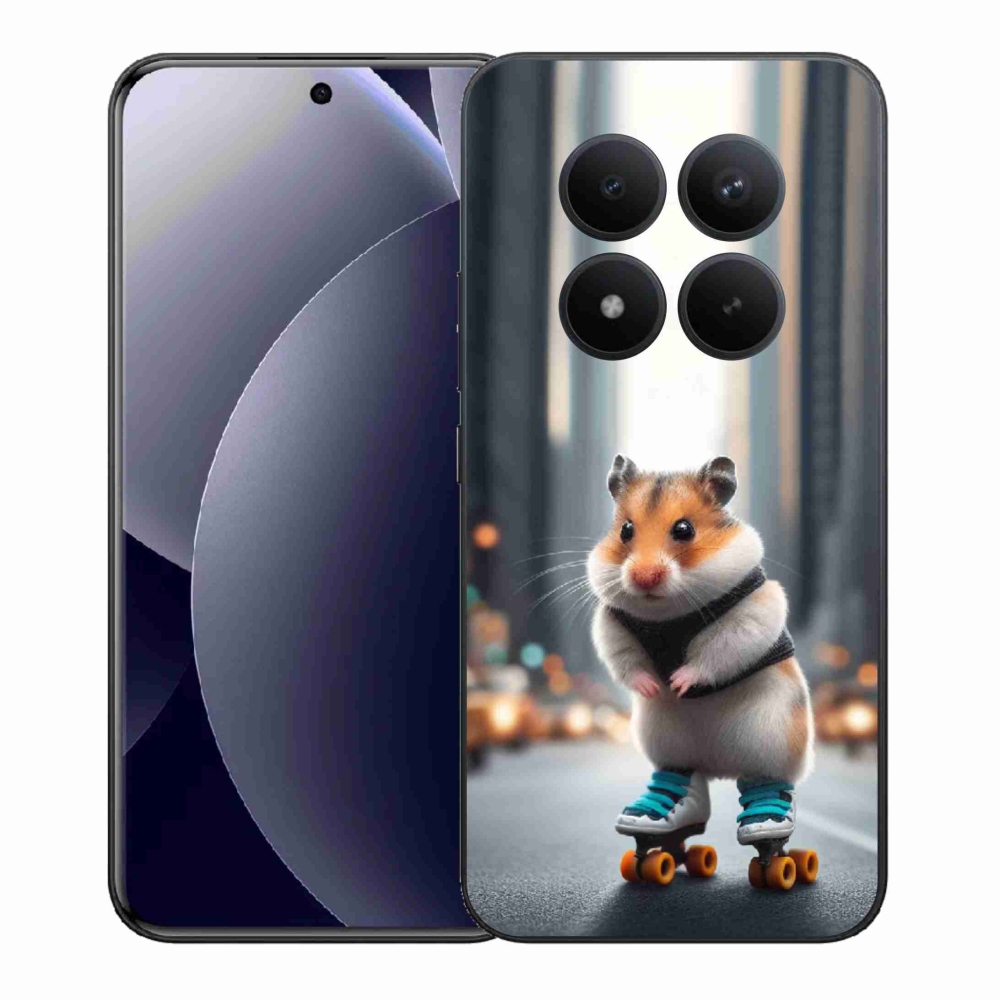 Gél borítás mmCase a Xiaomi Redmi Note 15 Pro+ 5G/Xiaomi Poco M8 Pro 5G számára - hörcsög a korcsolyán