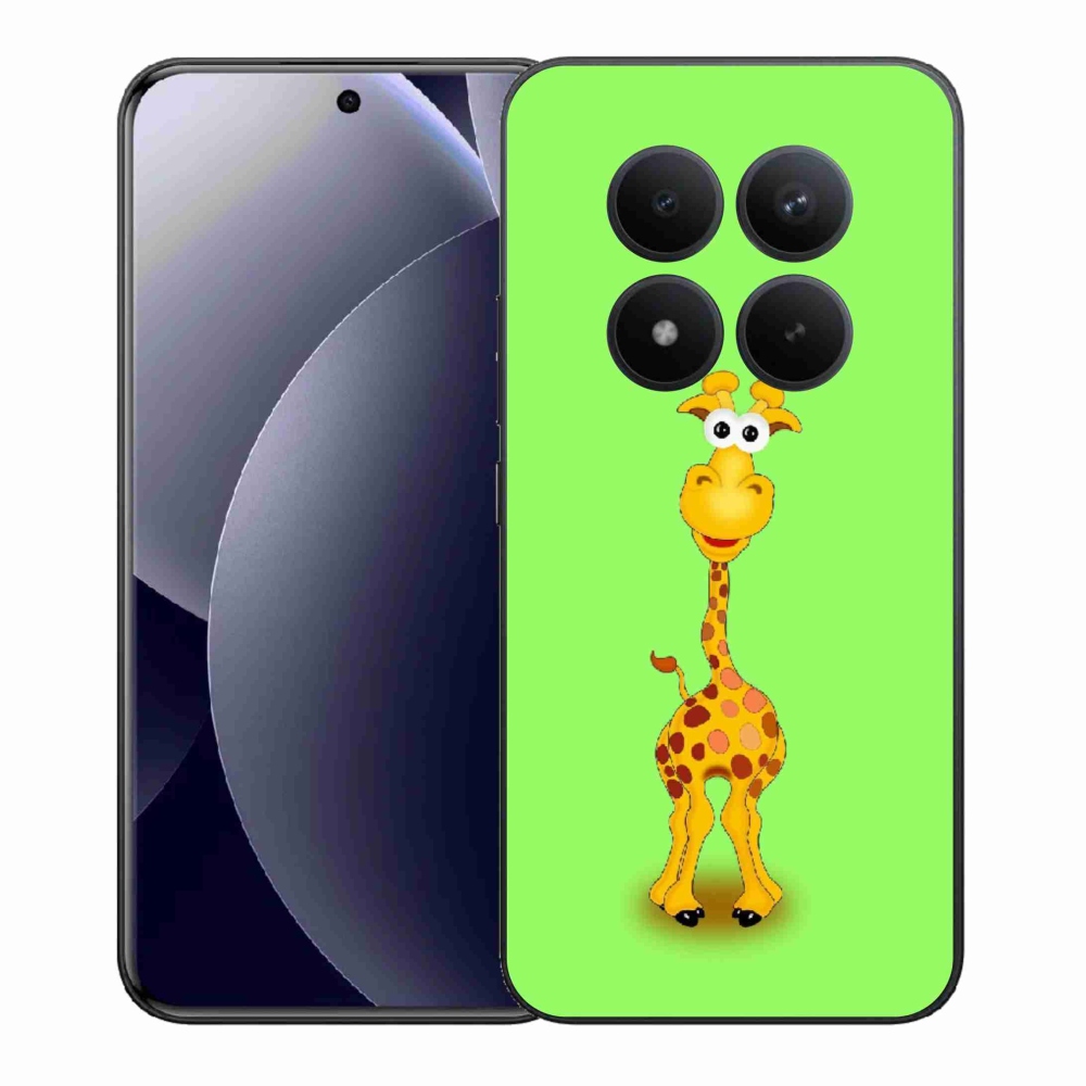 Gél borítás mmCase a Xiaomi Redmi Note 15 Pro+ 5G/Xiaomi Poco M8 Pro 5G számára - rajzfilm zsiráf
