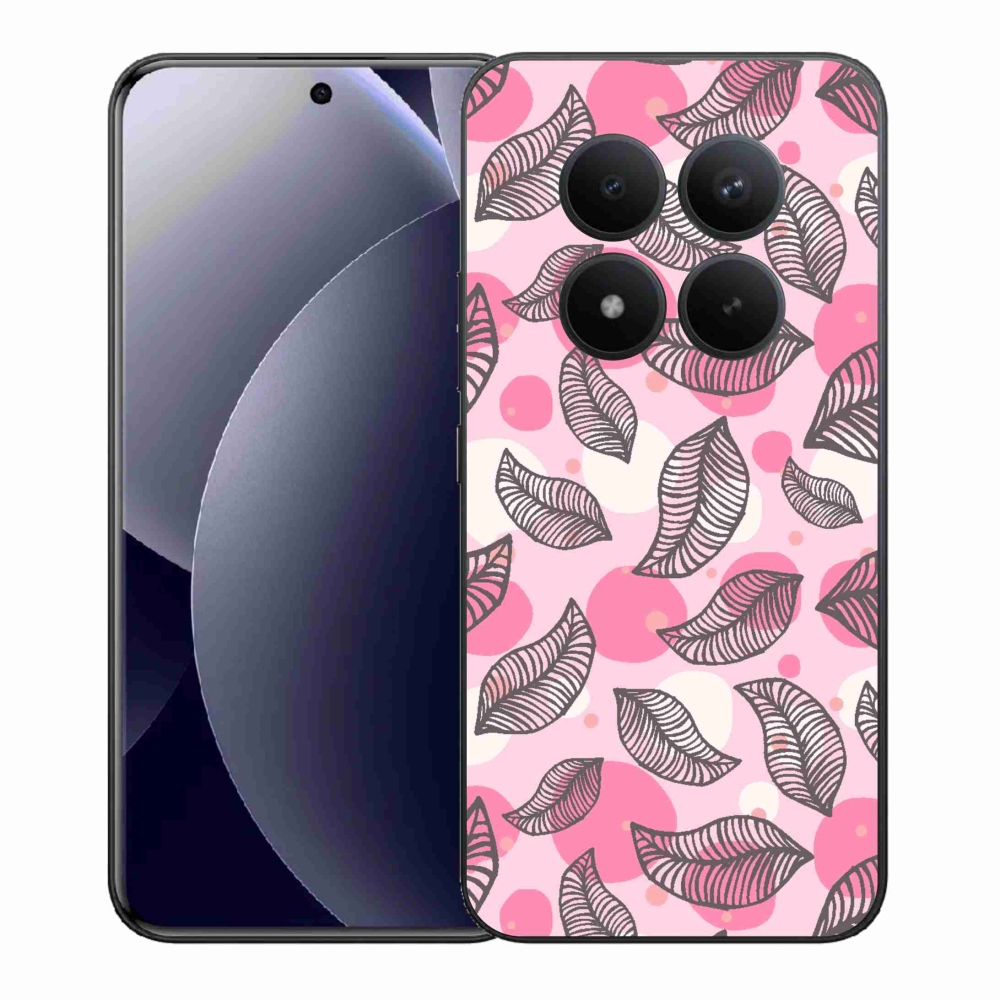 Gél borítás mmCase a Xiaomi Redmi Note 15 Pro+ 5G/Xiaomi Poco M8 Pro 5G számára - rajzfilmes hulló levelek