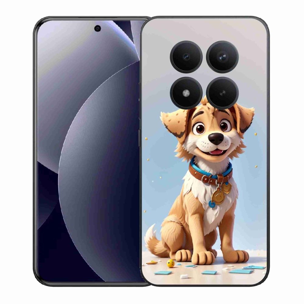 Gél borítás mmCase a Xiaomi Redmi Note 15 Pro+ 5G/Xiaomi Poco M8 Pro 5G - rajzfilm kölyökkutyához