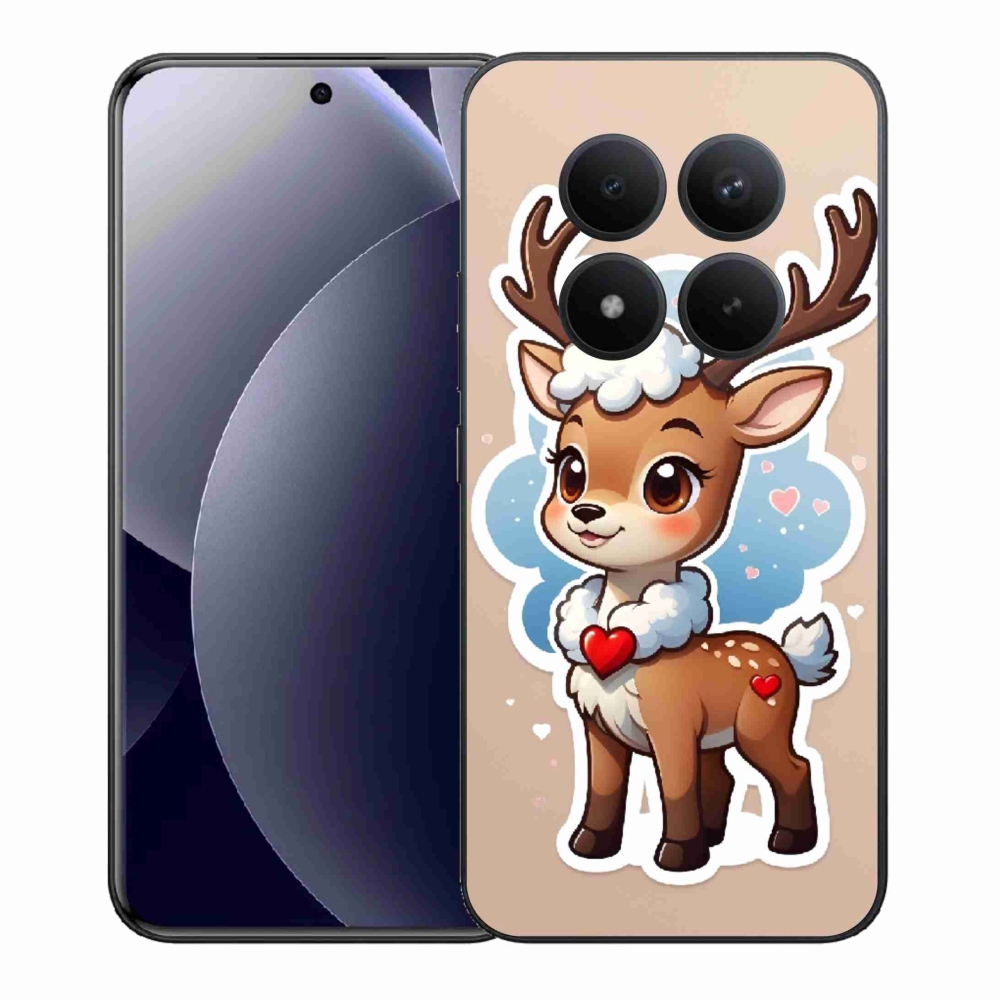 Gél borítás mmCase a Xiaomi Redmi Note 15 Pro+ 5G/Xiaomi Poco M8 Pro 5G számára - rajzfilm rénszarvas
