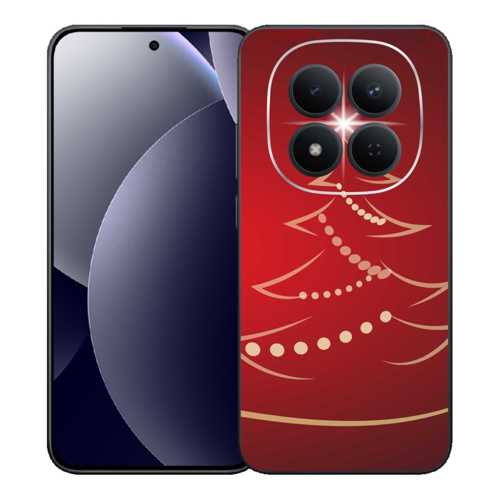 Gél borítás mmCase a Xiaomi Redmi Note 15 Pro 5G számára - karácsonyfa karikatúra