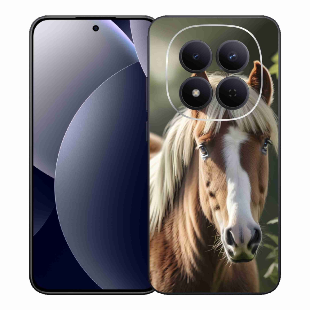 Gél borítás mmCase a Xiaomi Redmi Note 15 Pro 5G számára - ló könnyű sörénnyel