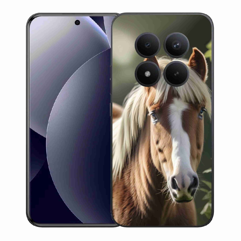 Gél borítás mmCase a Xiaomi Redmi Note 15 Pro+ 5G számára - ló könnyű sörénnyel