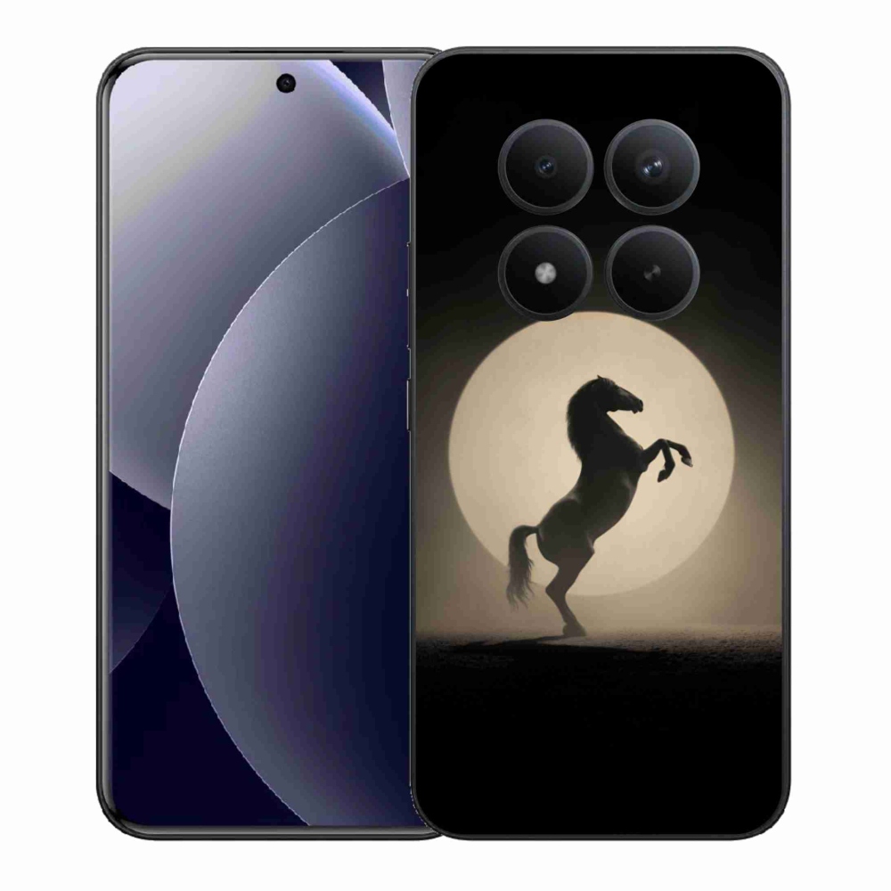 Gél borítás mmCase a Xiaomi Redmi Note 15 Pro+ 5G/Xiaomi Poco M8 Pro 5G számára - ló sziluettben
