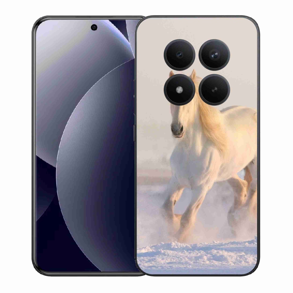 Gél borítás mmCase a Xiaomi Redmi Note 15 Pro+ 5G/Xiaomi Poco M8 Pro 5G számára - ló a hóban