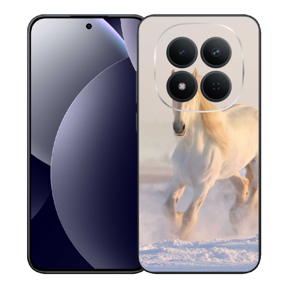 Gél borítás mmCase a Xiaomi Redmi Note 15 Pro 5G számára - ló a hóban