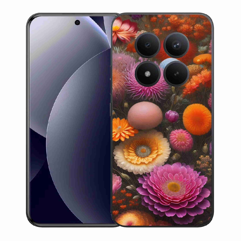 Gél borítás mmCase a Xiaomi Redmi Note 15 Pro+ 5G/Xiaomi Poco M8 Pro 5G számára - virágos kompozíció