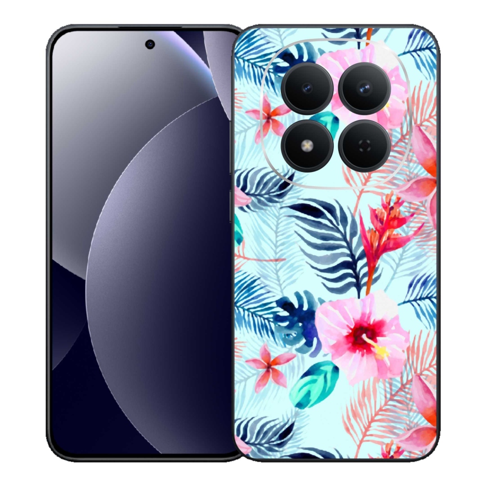 Gél borítás mmCase a Xiaomi Redmi Note 15 Pro 5G számára - virágok