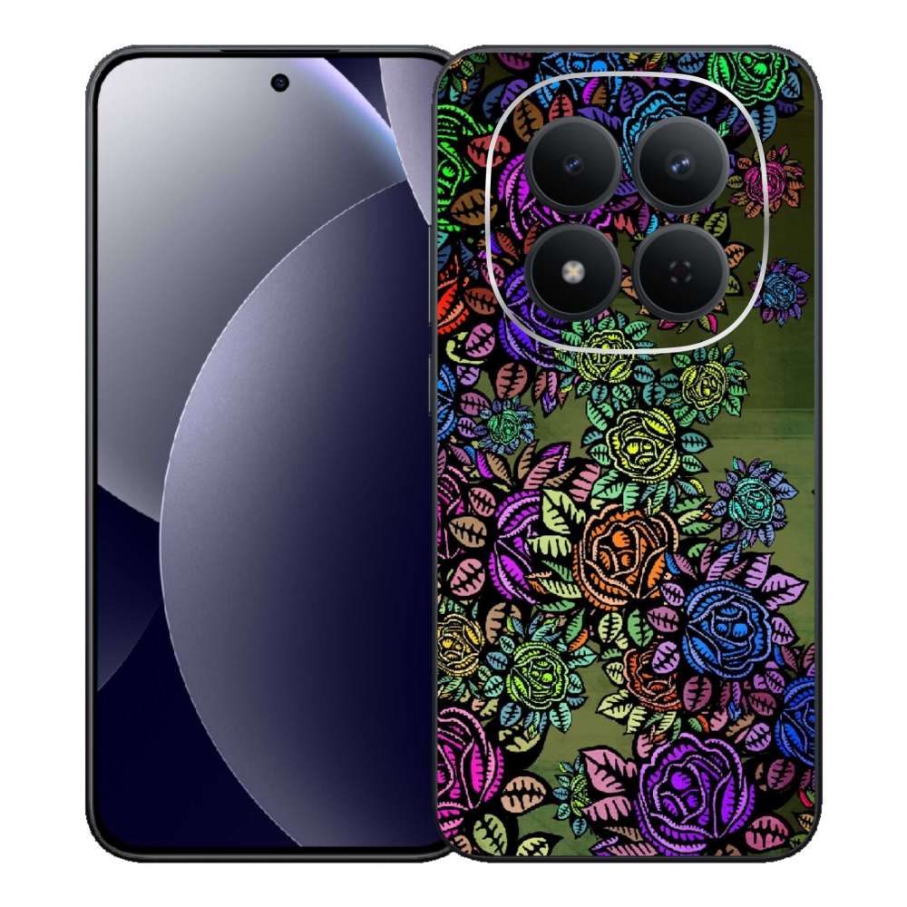 Gél borító mmCase a Xiaomi Redmi Note 15 Pro 5G-hez - virágok 6