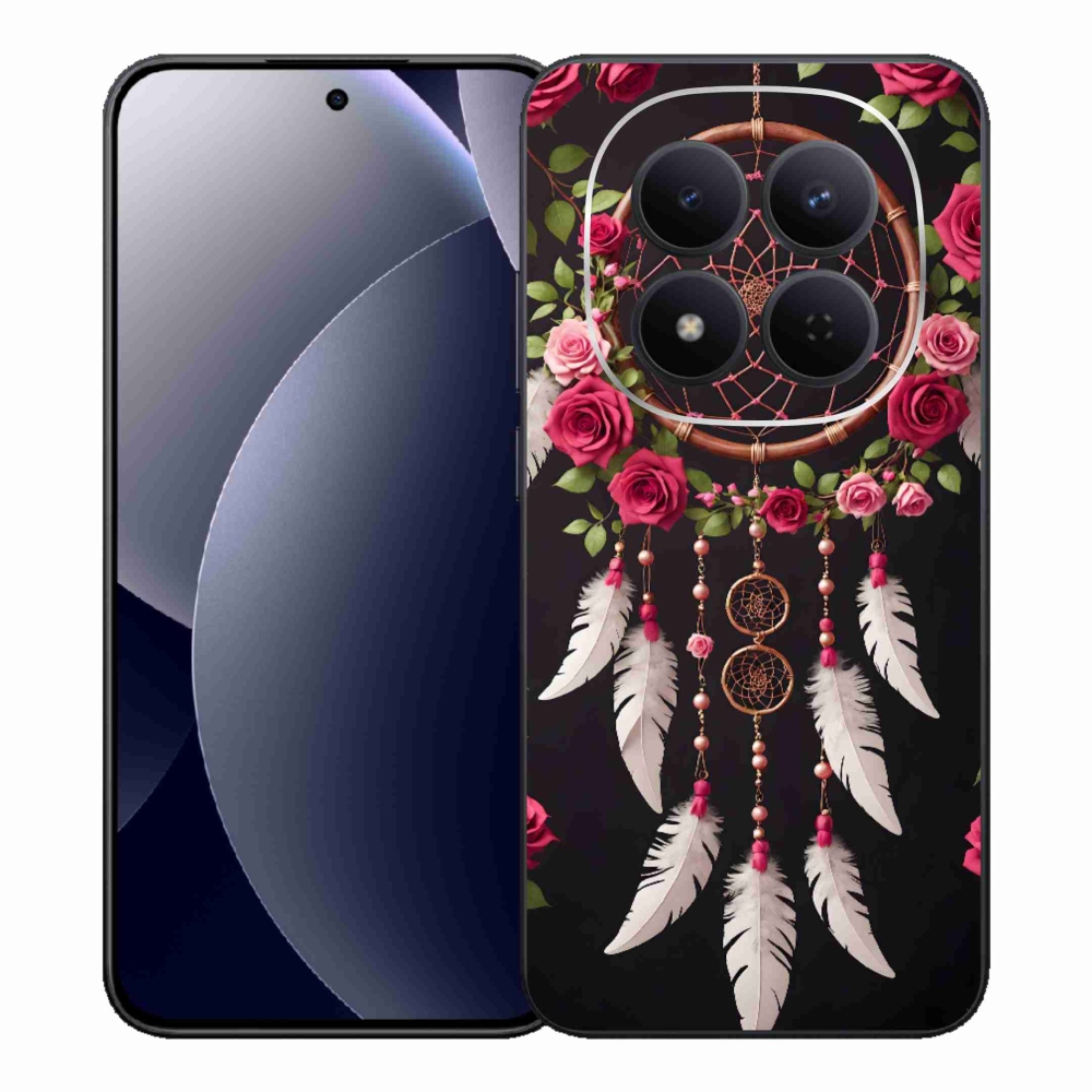 Gél borítás mmCase a Xiaomi Redmi Note 15 Pro 5G számára - álomfogó rózsákkal