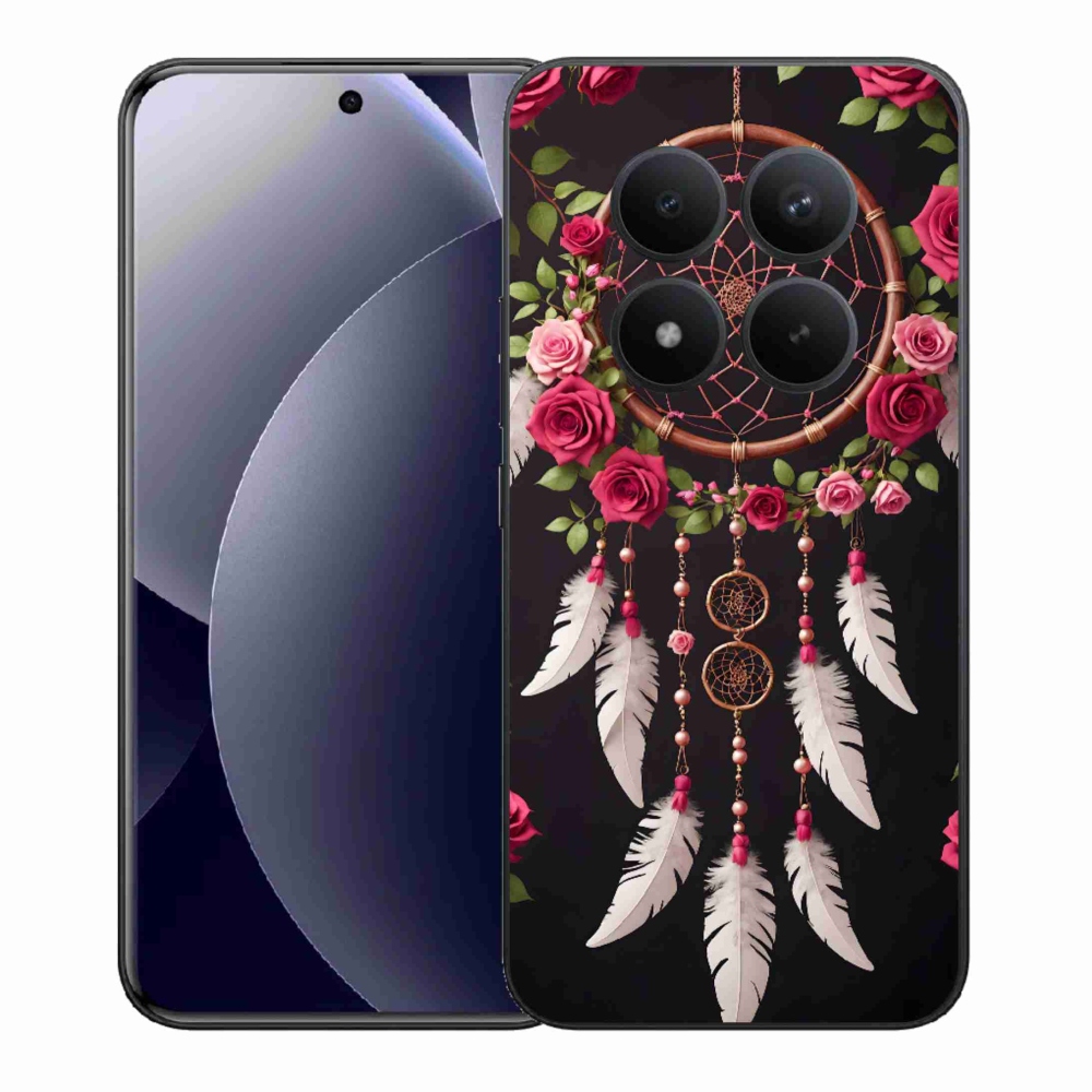 Gél borítás mmCase a Xiaomi Redmi Note 15 Pro+ 5G számára - álomfogó rózsákkal