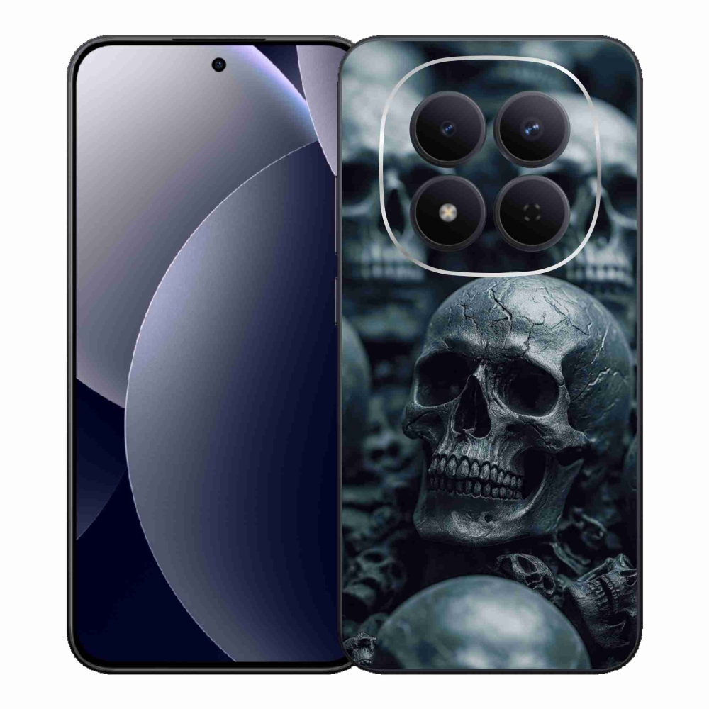 Gél borítás mmCase a Xiaomi Redmi Note 15 Pro 5G számára - koponya 2
