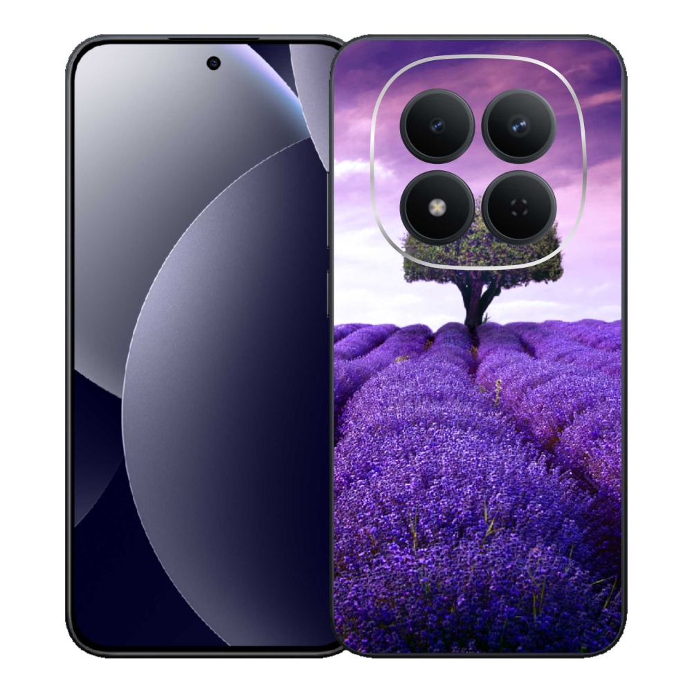 Zselés borítás mmCase a Xiaomi Redmi Note 15 Pro 5G számára - levendula rét