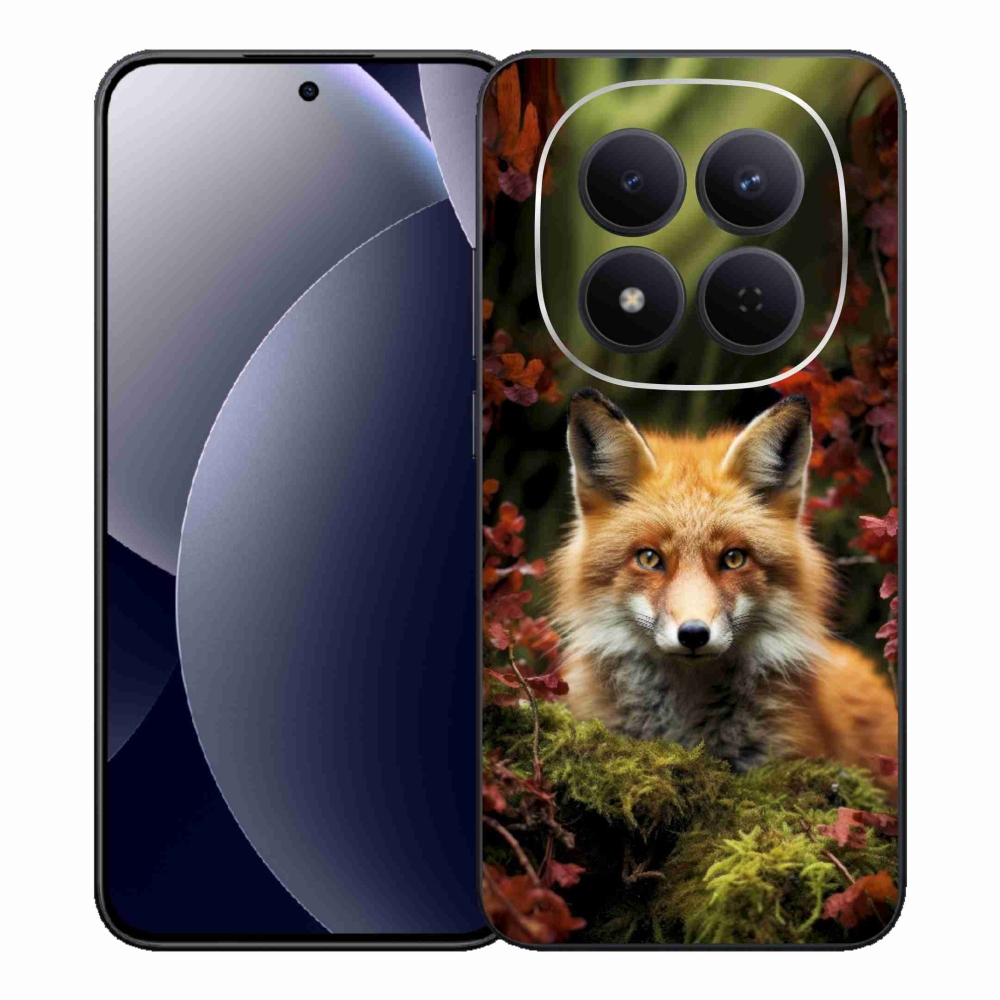 Gél borítás mmCase a Xiaomi Redmi Note 15 Pro 5G-hez - róka az erdőben