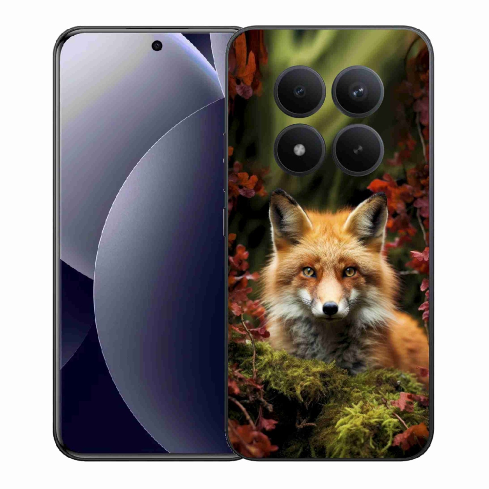 Gél borítás mmCase a Xiaomi Redmi Note 15 Pro+ 5G számára - róka az erdőben