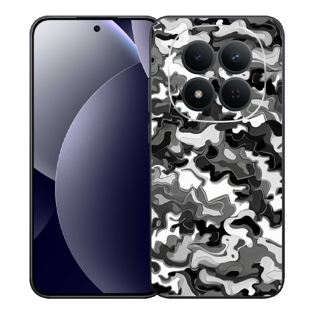 Gél borítás mmCase a Xiaomi Redmi Note 15 Pro 5G-hez - álcázó minta 3