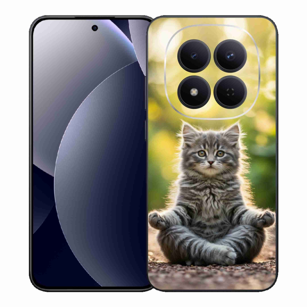 Gél borítás mmCase a Xiaomi Redmi Note 15 Pro 5G-hez - meditáló cica