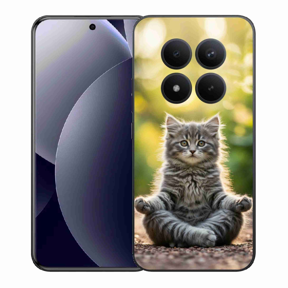 Gél borítás mmCase a Xiaomi Redmi Note 15 Pro+ 5G/Xiaomi Poco M8 Pro 5G számára - meditáló cica