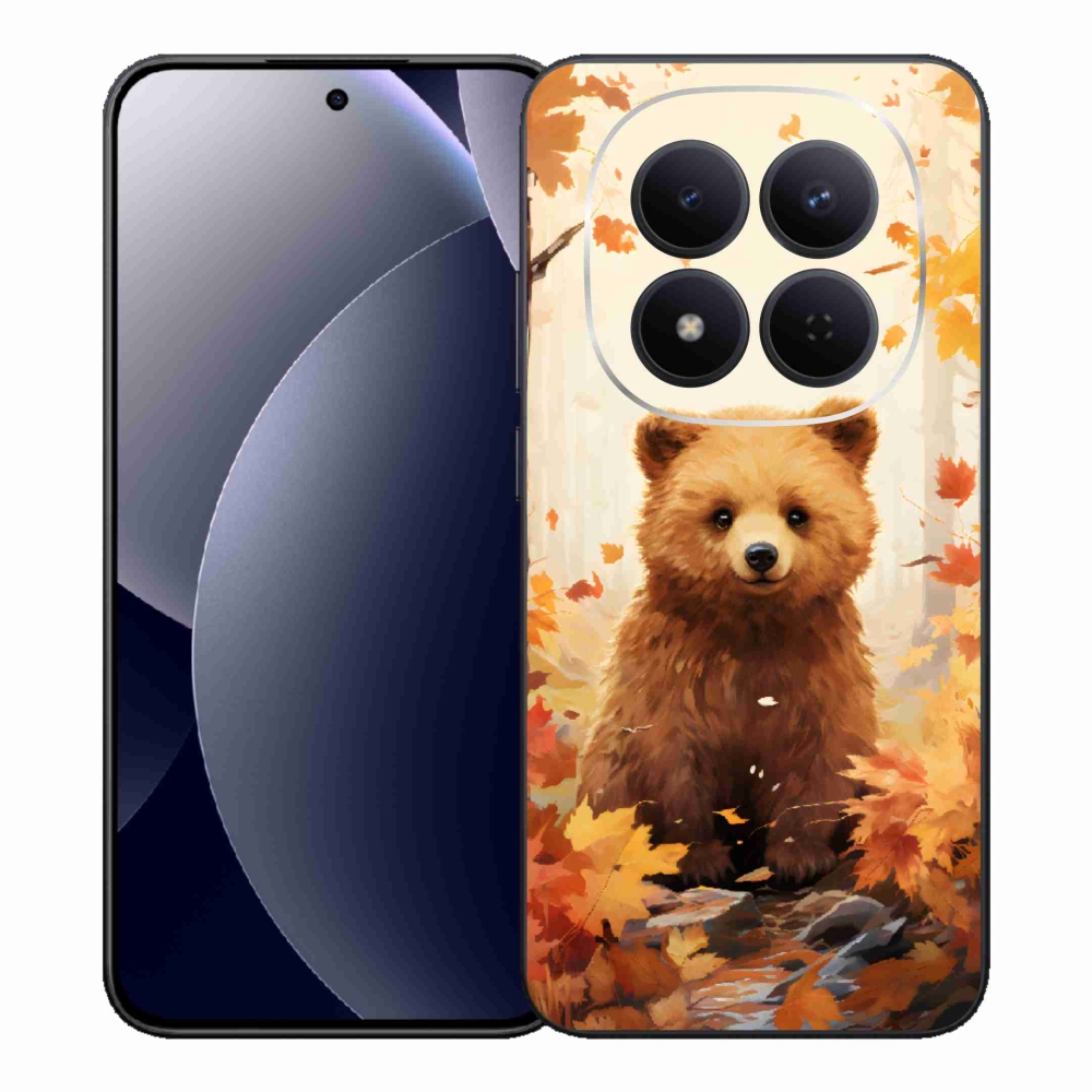 Gél borítás mmCase a Xiaomi Redmi Note 15 Pro 5G számára - medve az erdőben