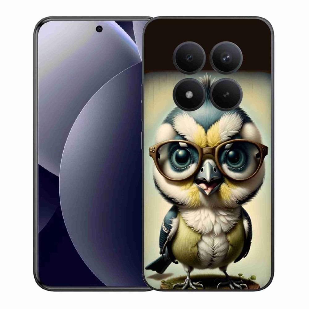 Zselés borítás mmCase a Xiaomi Redmi Note 15 Pro+ 5G/Xiaomi Poco M8 Pro 5G - kölyök szemüveggel