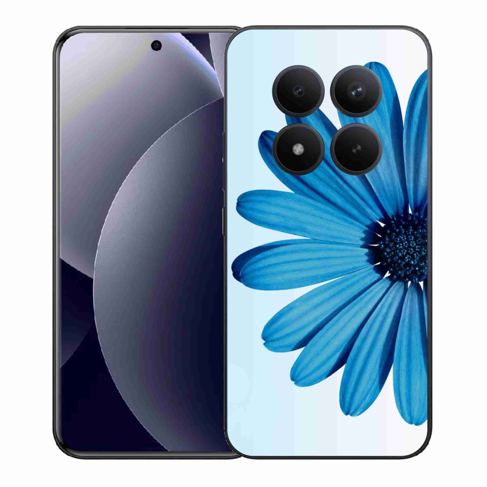 Zselés borítás mmCase a Xiaomi Redmi Note 15 Pro+ 5G/Xiaomi Poco M8 Pro 5G-hez - kék margaréta