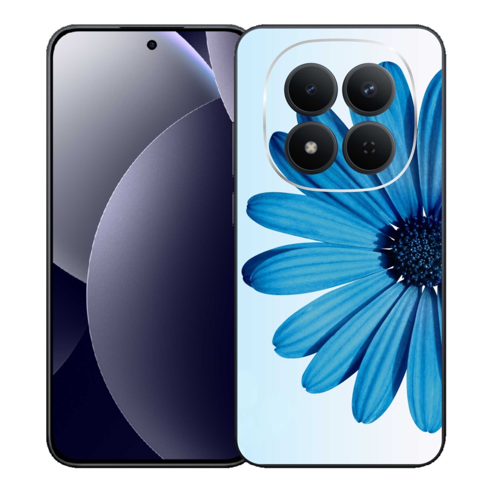 Zselés borítás mmCase a Xiaomi Redmi Note 15 Pro 5G-hez - kék százszorszép