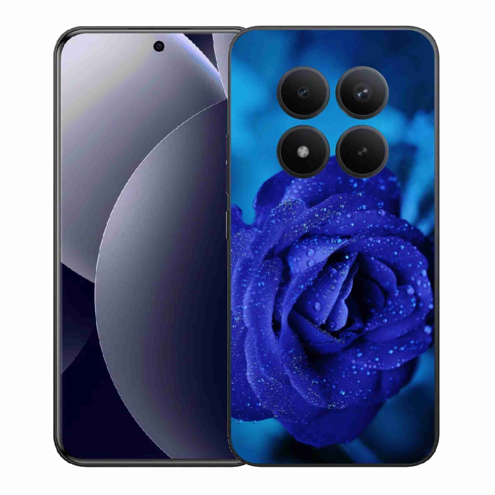 Zselés borítás mmCase a Xiaomi Redmi Note 15 Pro+ 5G/Xiaomi Poco M8 Pro 5G számára - kék rózsa