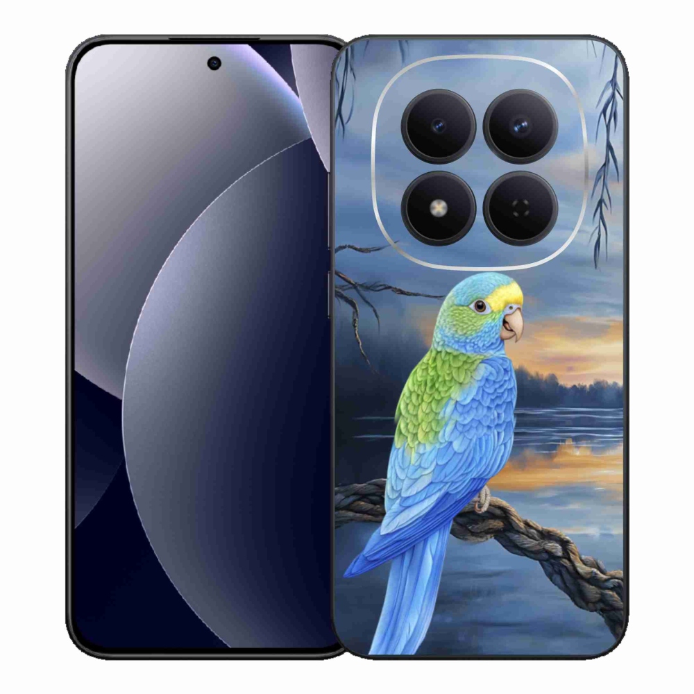 Gél borítás mmCase a Xiaomi Redmi Note 15 Pro 5G-hez - kék papagáj