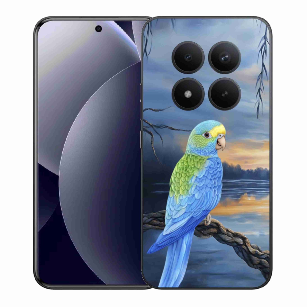 Gél borítás mmCase a Xiaomi Redmi Note 15 Pro+ 5G/Xiaomi Poco M8 Pro 5G - kék papagájhoz