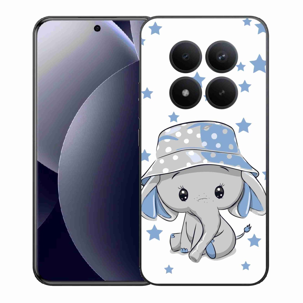Gél borítás mmCase a Xiaomi Redmi Note 15 Pro+ 5G/Xiaomi Poco M8 Pro 5G - kék elefánthoz