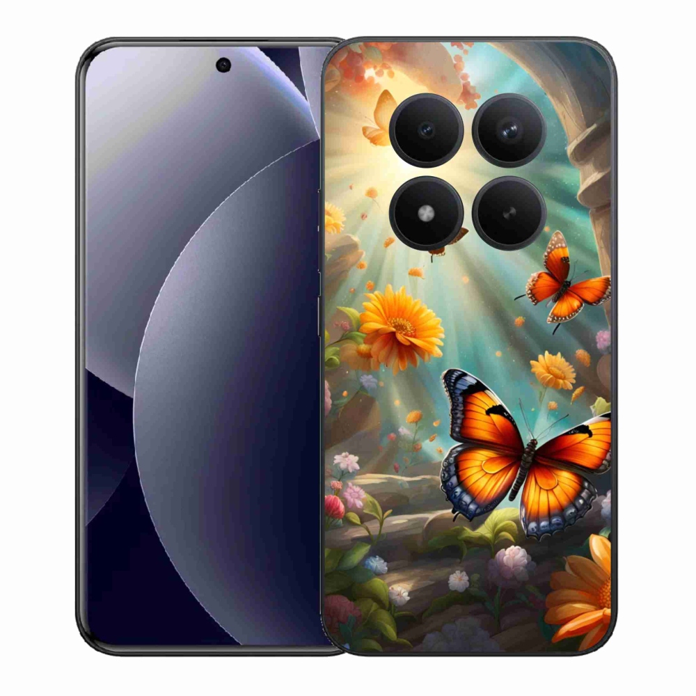 Gél borítás mmCase a Xiaomi Redmi Note 15 Pro+ 5G/Xiaomi Poco M8 Pro 5G - pillangó kert 2