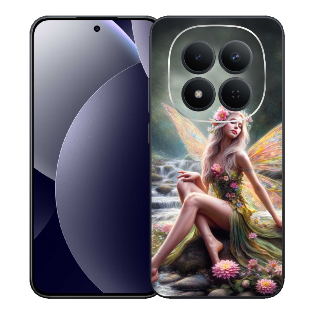 Gél borítás mmCase a Xiaomi Redmi Note 15 Pro 5G - pillangó nő 1