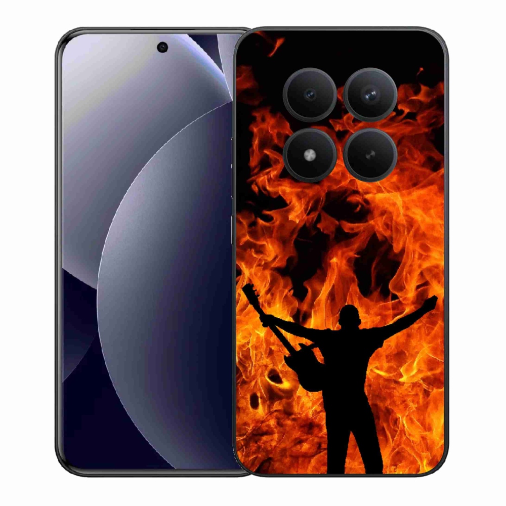 Gél borító mmCase a Xiaomi Redmi Note 15 Pro+ 5G/Xiaomi Poco M8 Pro 5G - zenész és tűz