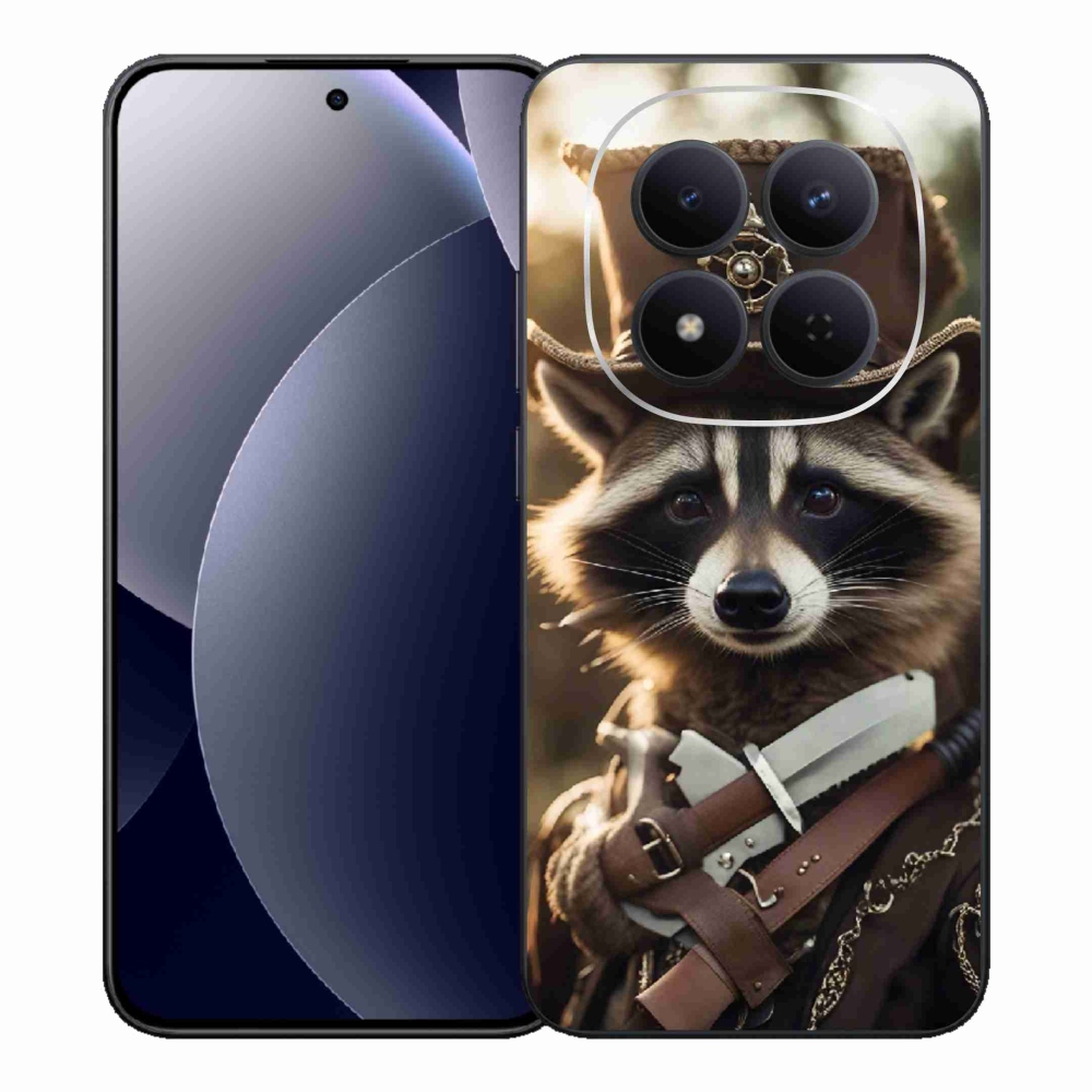 Gél borítás mmCase a Xiaomi Redmi Note 15 Pro 5G számára - mosómedve egyenruhában