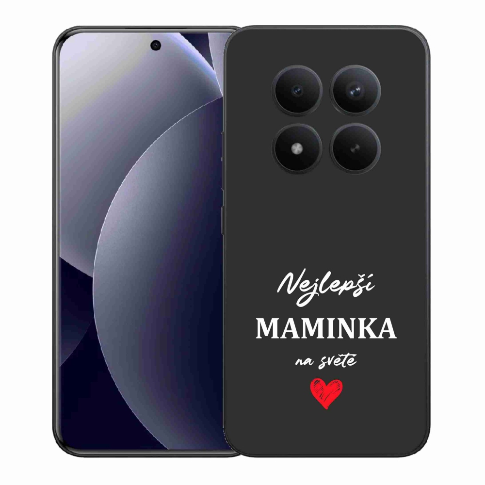 Gél borító mmCase a Xiaomi Redmi Note 15 Pro+ 5G/Xiaomi Poco M8 Pro 5G - legjobb anya 1 fekete háttérrel