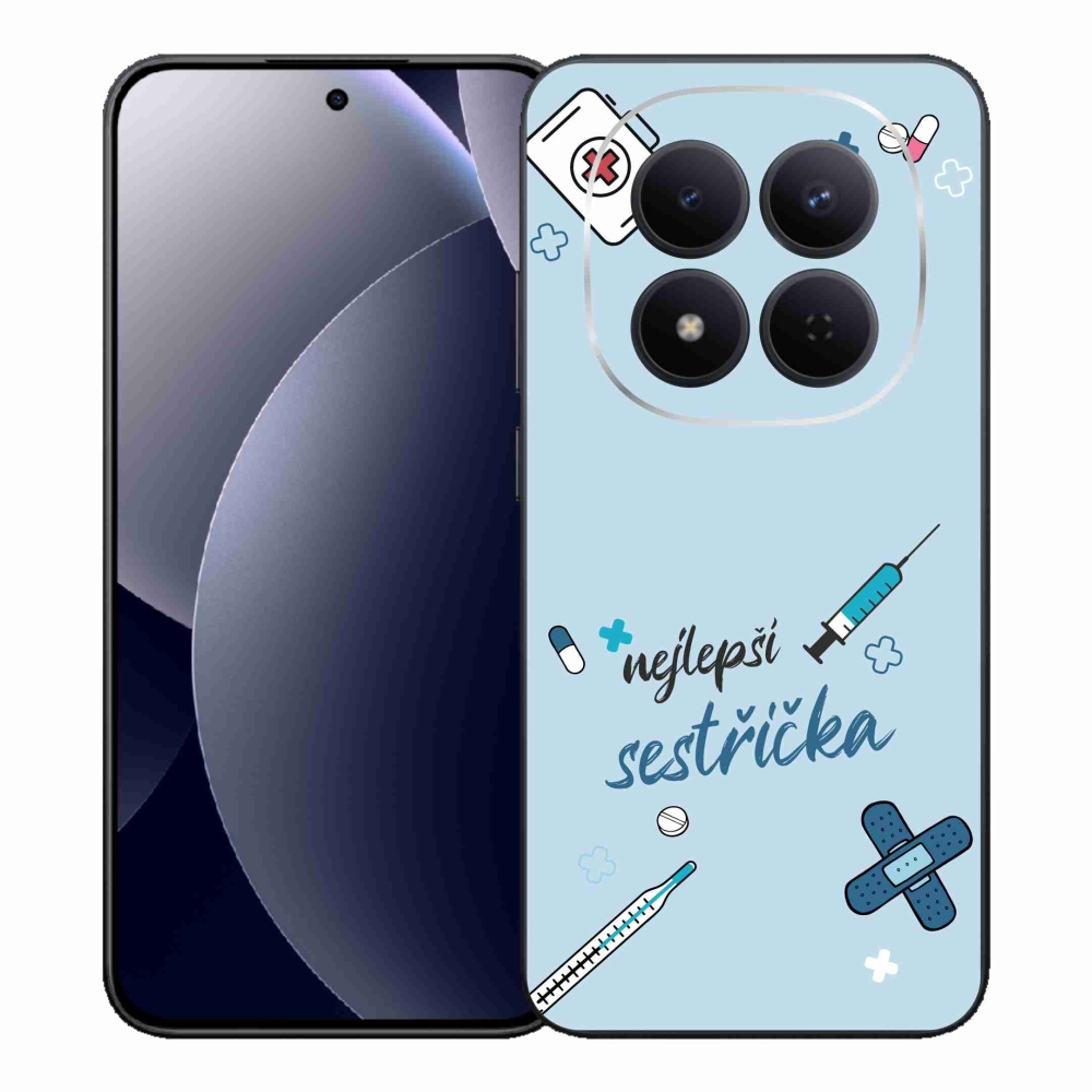 Gél borító mmCase a Xiaomi Redmi Note 15 Pro 5G - legjobb kishúg kék háttérrel