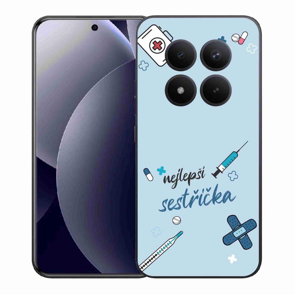 Gél borító mmCase a Xiaomi Redmi Note 15 Pro+ 5G/Xiaomi Poco M8 Pro 5G - legjobb kishúg kék háttérrel