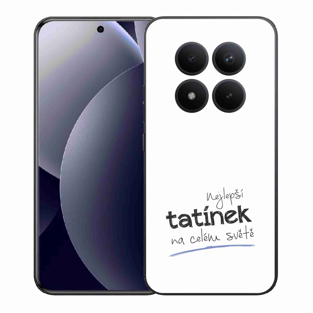 Gél borító mmCase a Xiaomi Redmi Note 15 Pro+ 5G/Xiaomi Poco M8 Pro 5G - legjobb apuci 4 fehér háttérrel