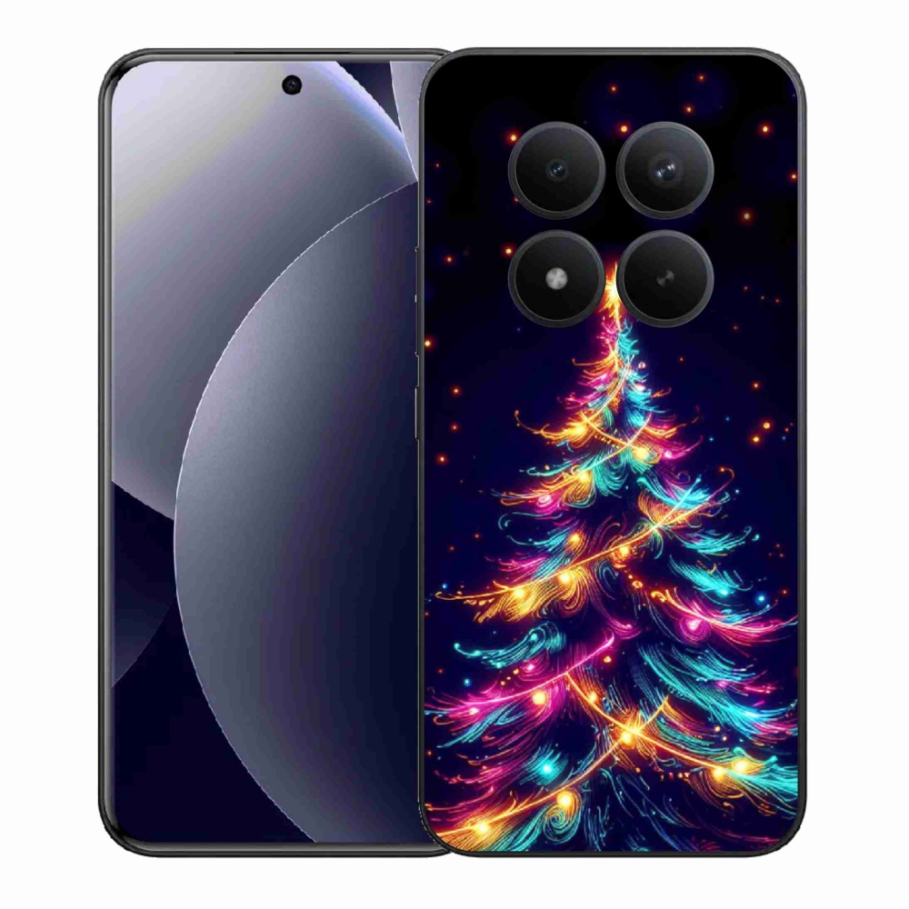 Gél borítás mmCase a Xiaomi Redmi Note 15 Pro+ 5G/Xiaomi Poco M8 Pro 5G számára - neon karácsonyfa