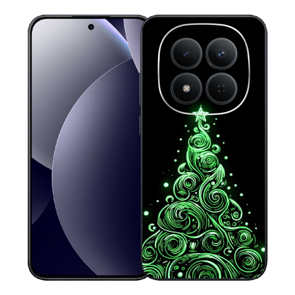 Gél borítás mmCase a Xiaomi Redmi Note 15 Pro 5G-hez - neon karácsonyfa 3