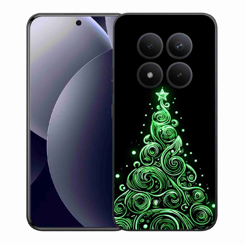 Gél borítás mmCase a Xiaomi Redmi Note 15 Pro+ 5G/Xiaomi Poco M8 Pro 5G - neon karácsonyfa 3