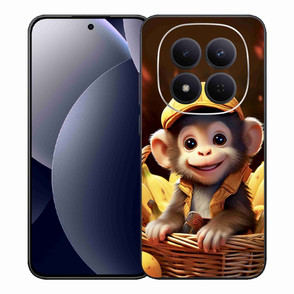 Gél borítás mmCase a Xiaomi Redmi Note 15 Pro 5G-hez - majom a kosárban