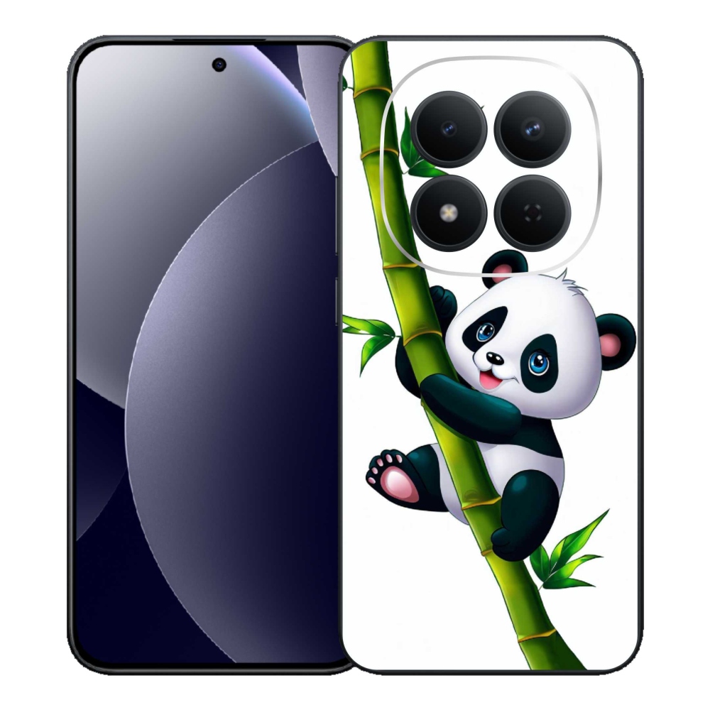 Gél borítás mmCase a Xiaomi Redmi Note 15 Pro 5G számára - panda a bambuszon